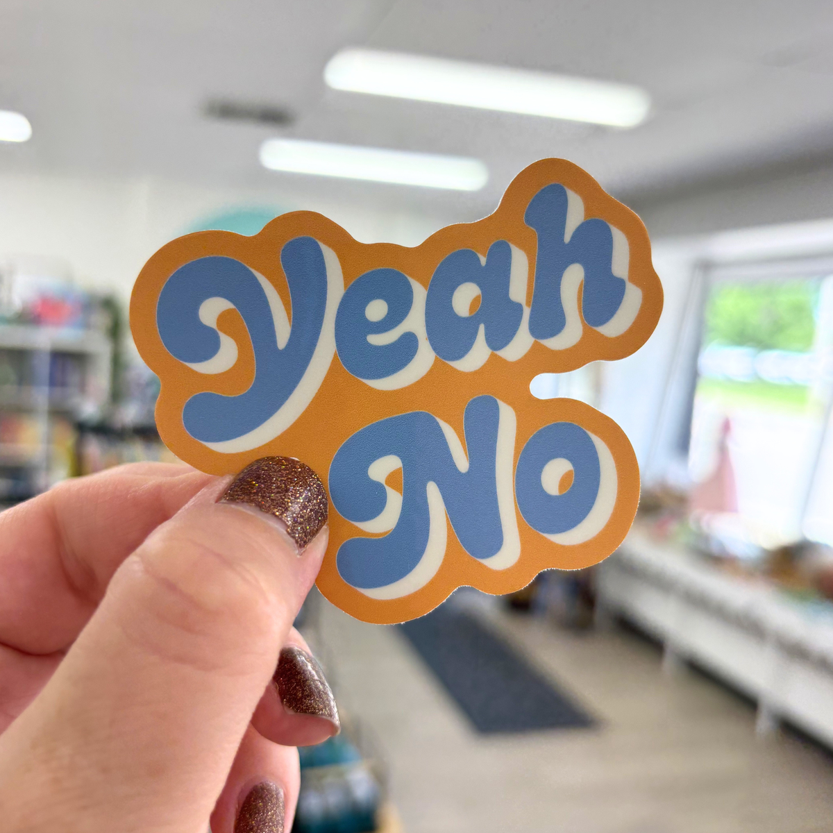 Yeah No Sticker