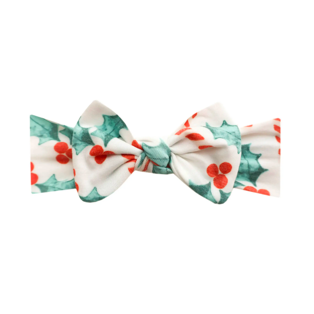 Knit Headband Bow - Holly