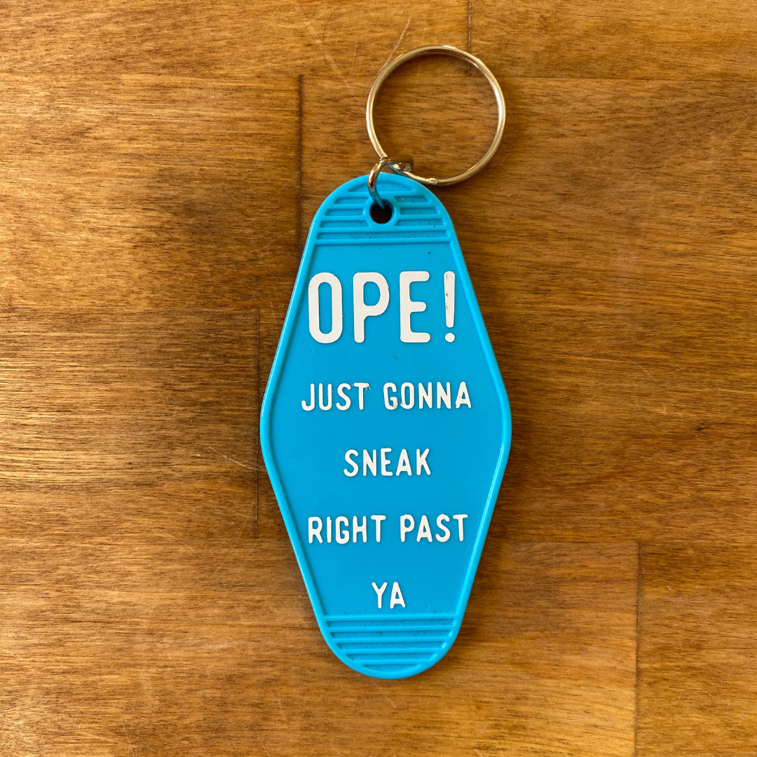 Vintage Motel Keychain