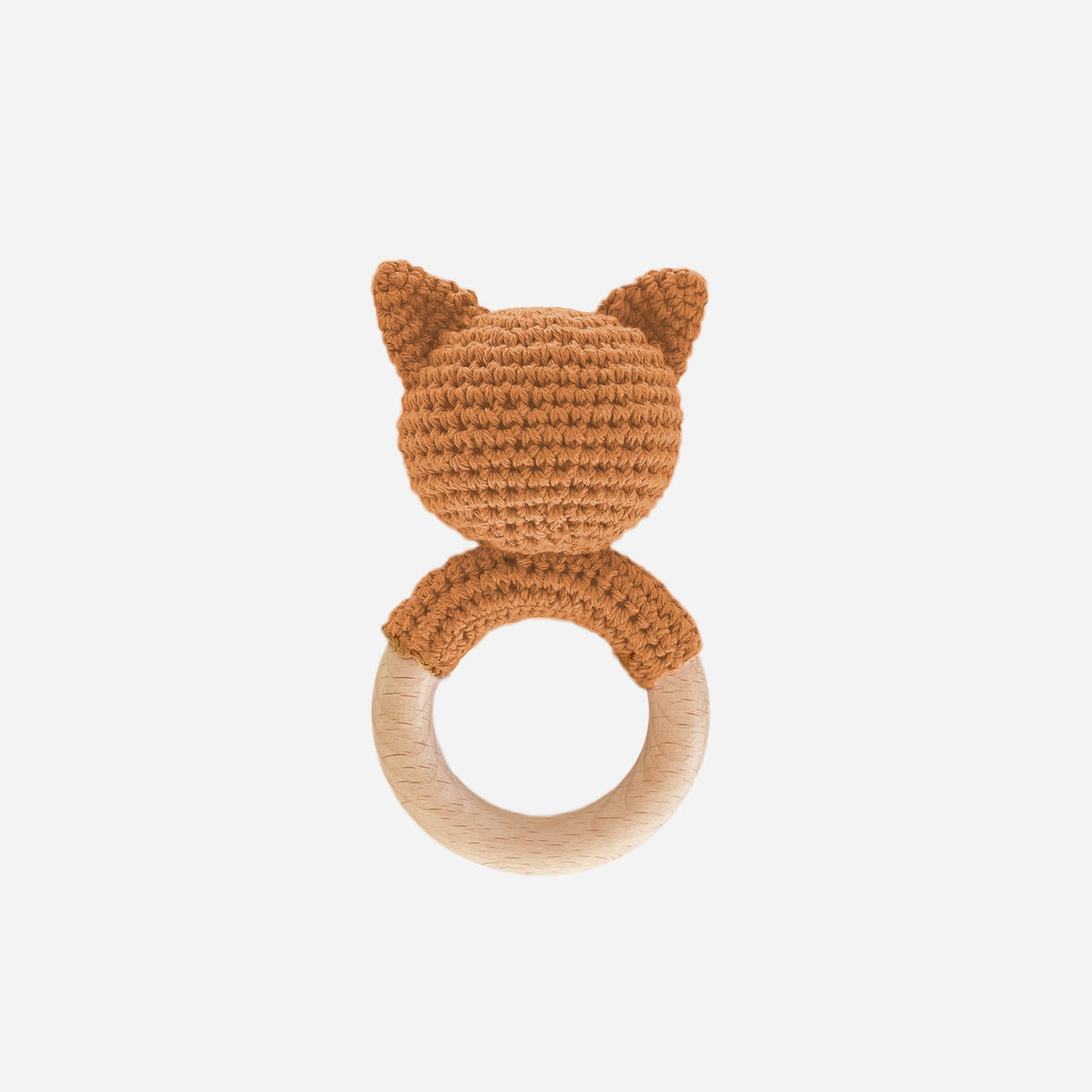 Fox Cotton Rattle and Teether