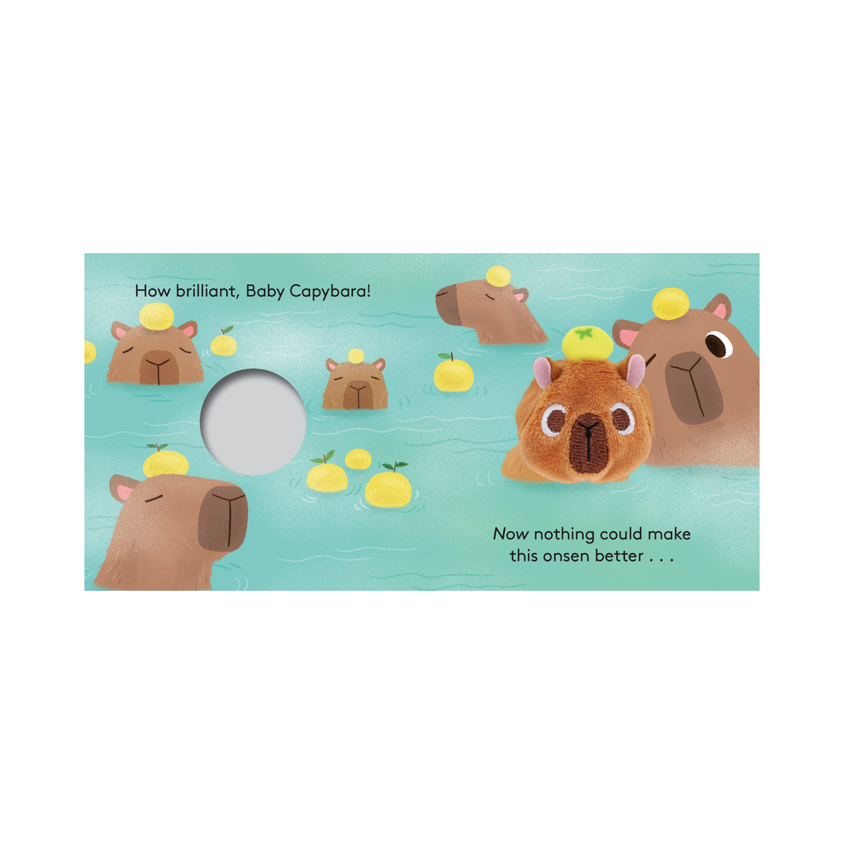 Baby Capybara Finger Puppet Book