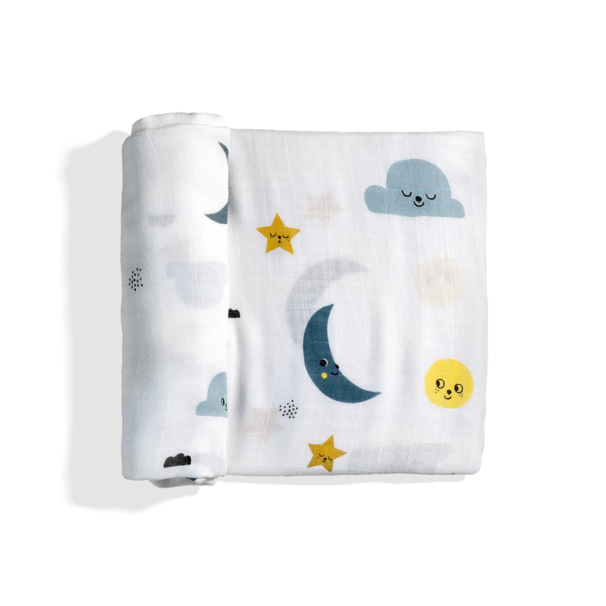 Bamboo Baby Swaddle - Moon & Stars Print