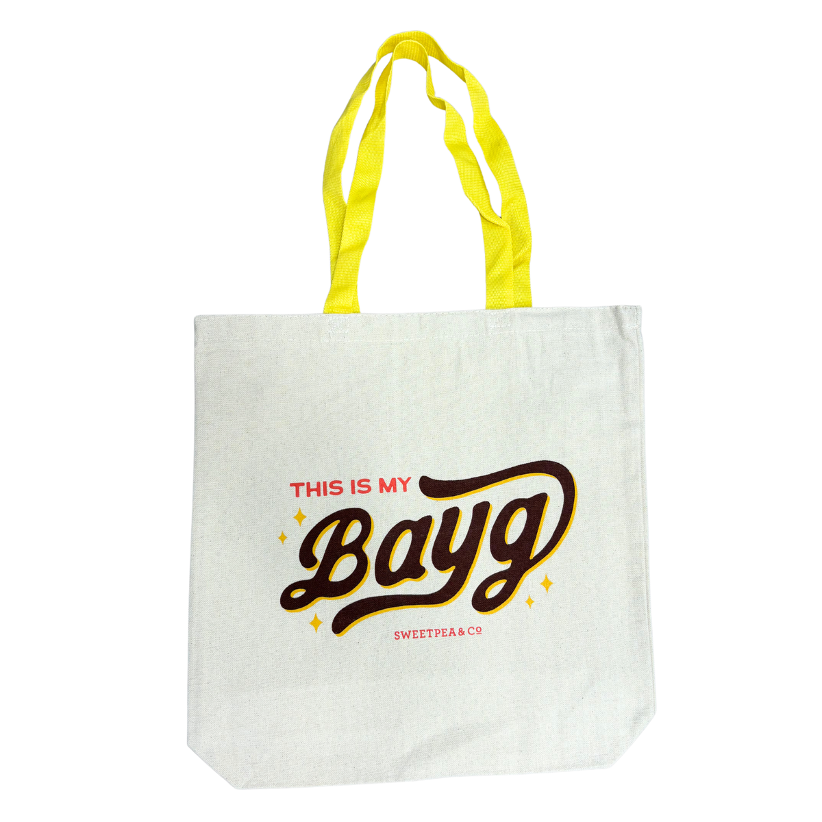 "This is my Bayg" tote bag