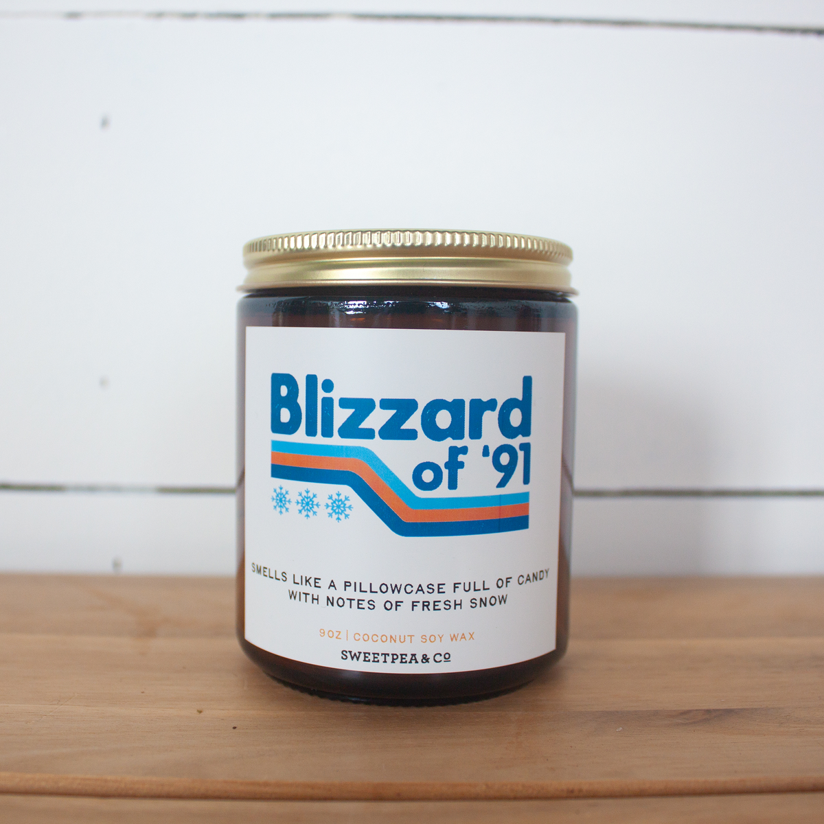 Blizzard of 91 Candle