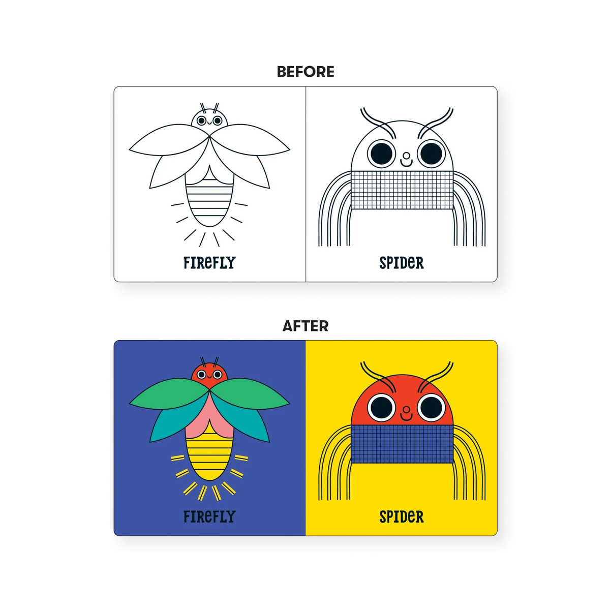 Bug Out! Color Magic Bath Book