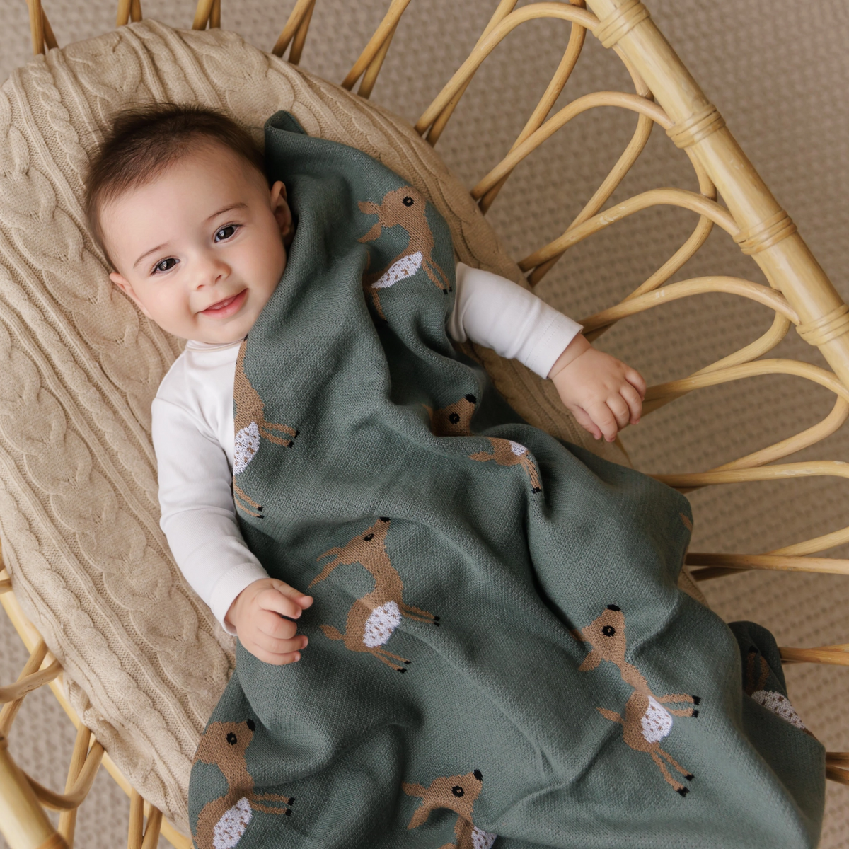 Swaddle Baby Blanket - Deer
