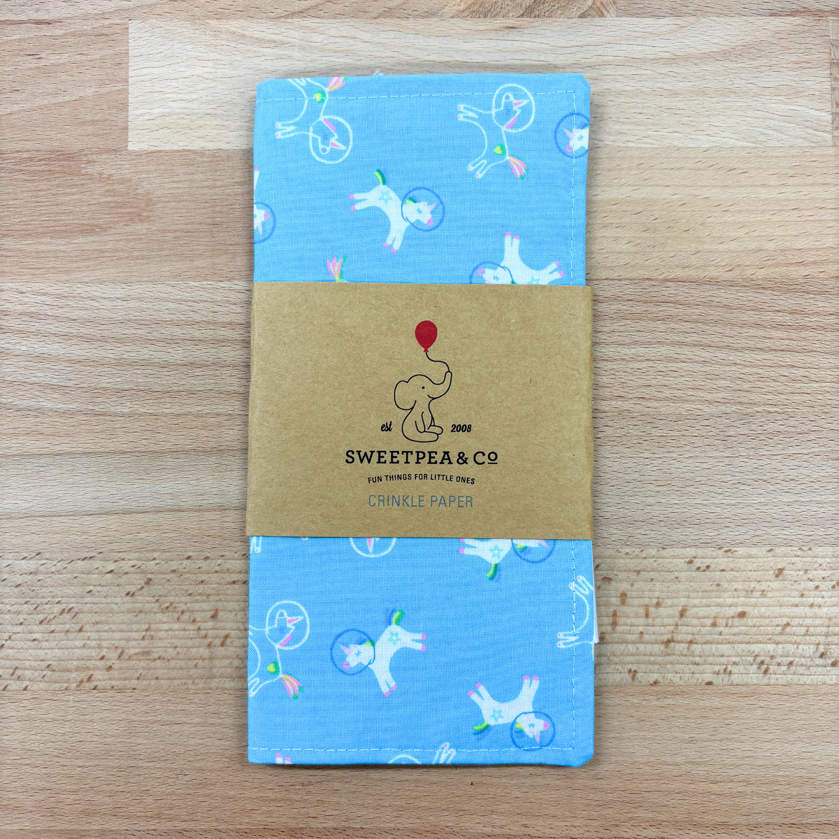 Baby Crinkle Paper - Space Unicorns