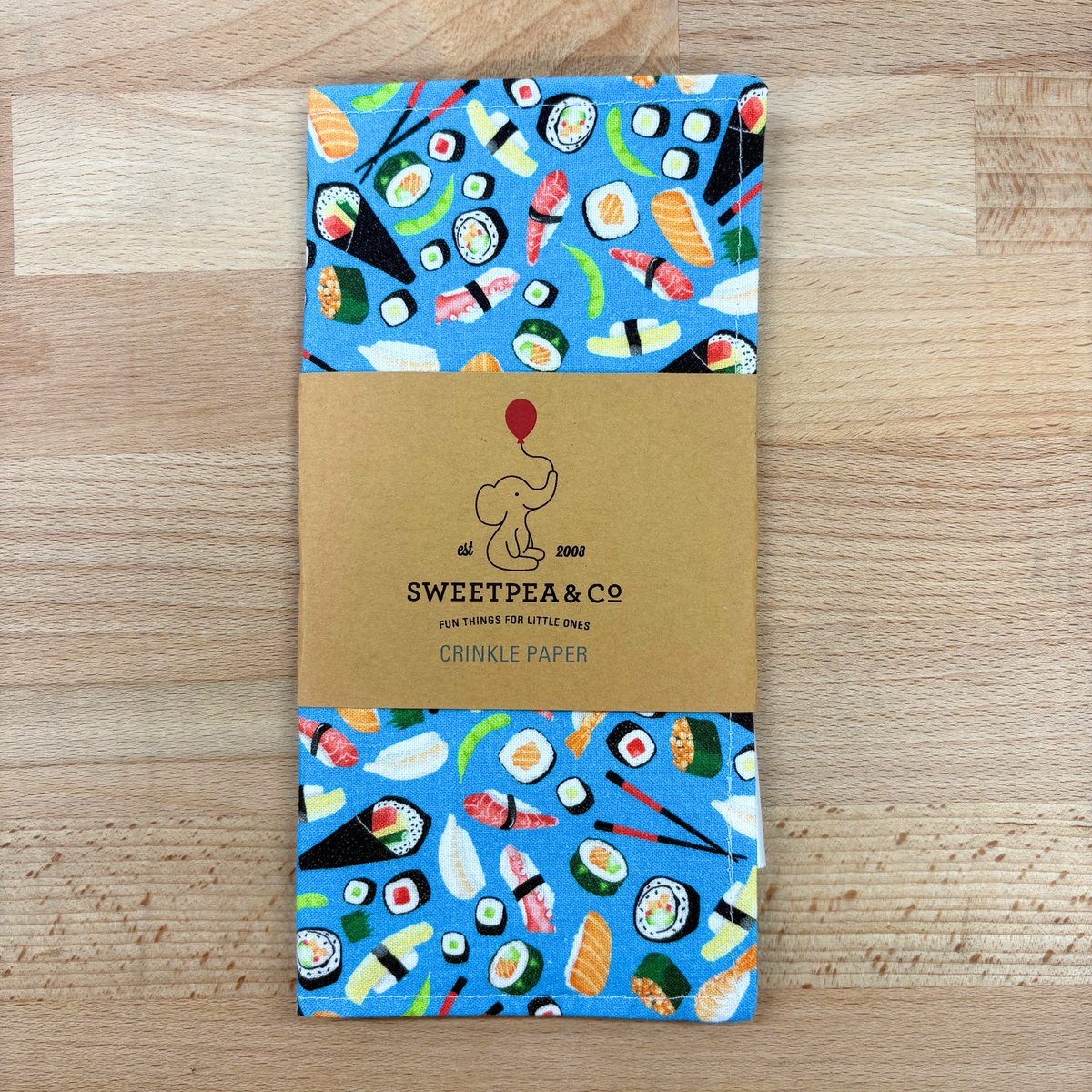 Baby Crinkle Paper - Sushi