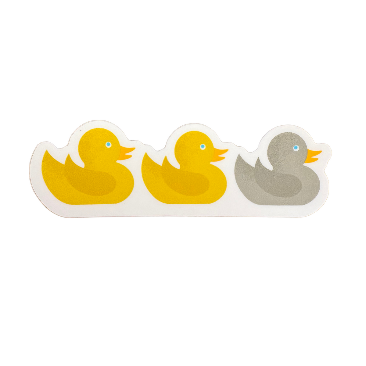 Duck Duck Gray Duck Sticker