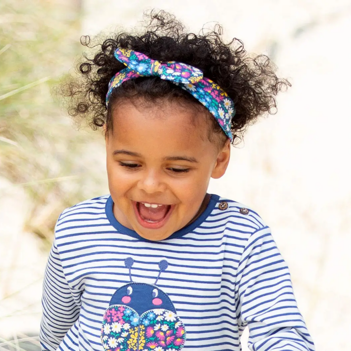 Flower Patch Headband Bow