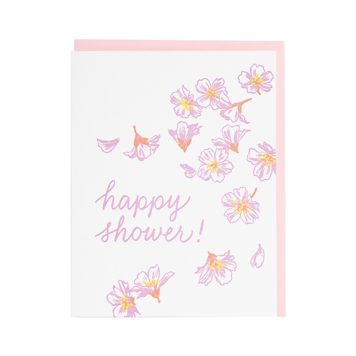 Blossoms Baby Shower Card