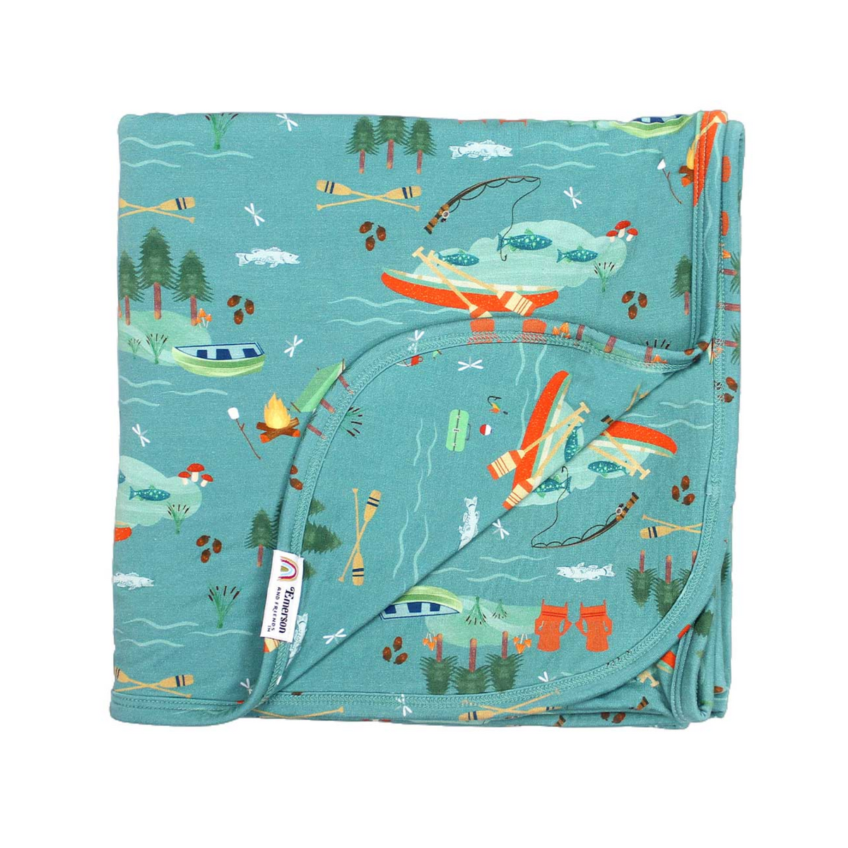 Jump in the Lake Bamboo Baby Blanket