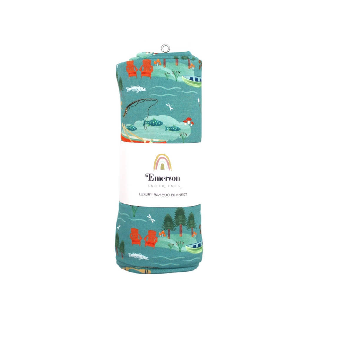 Jump in the Lake Bamboo Baby Blanket