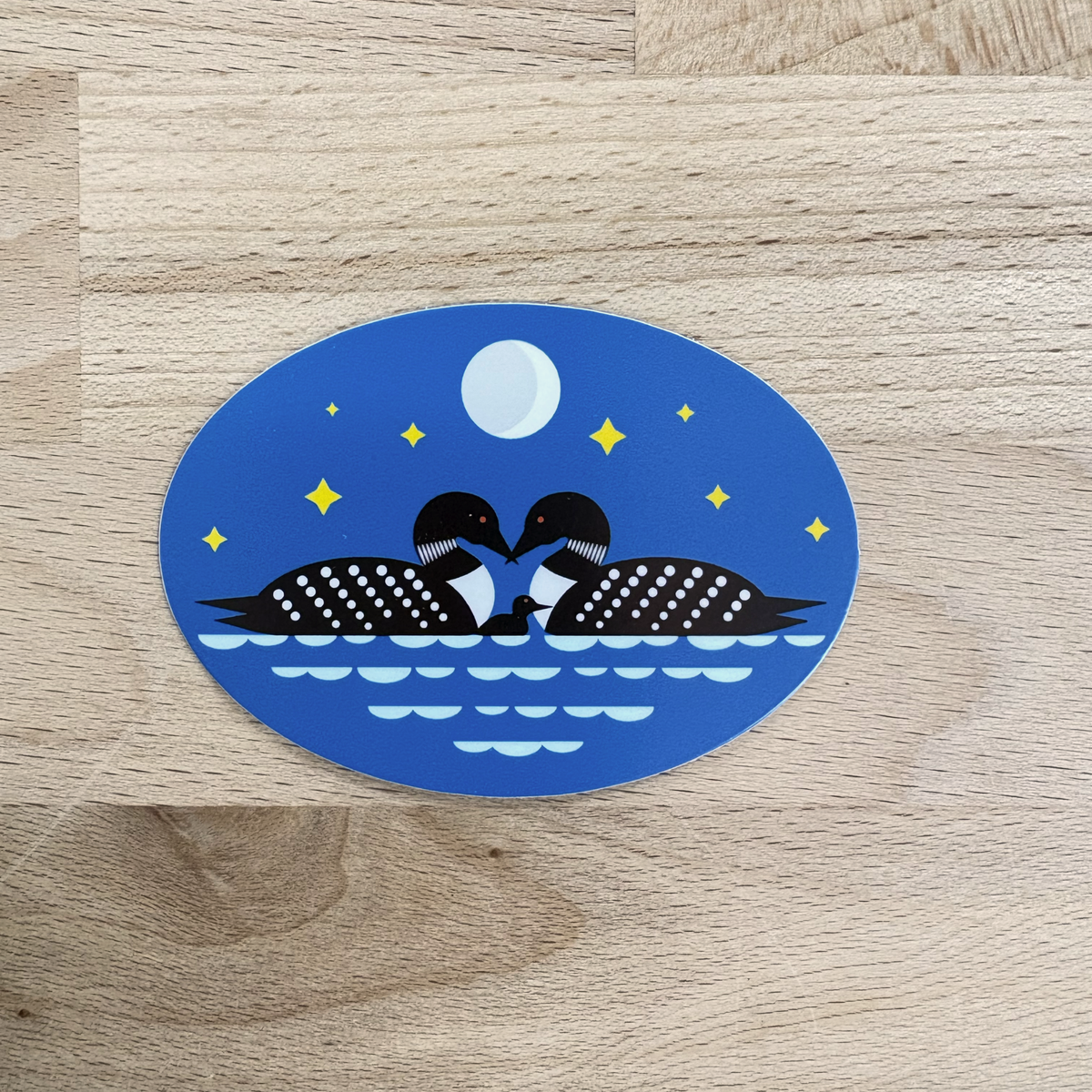 Loon Family Sticker