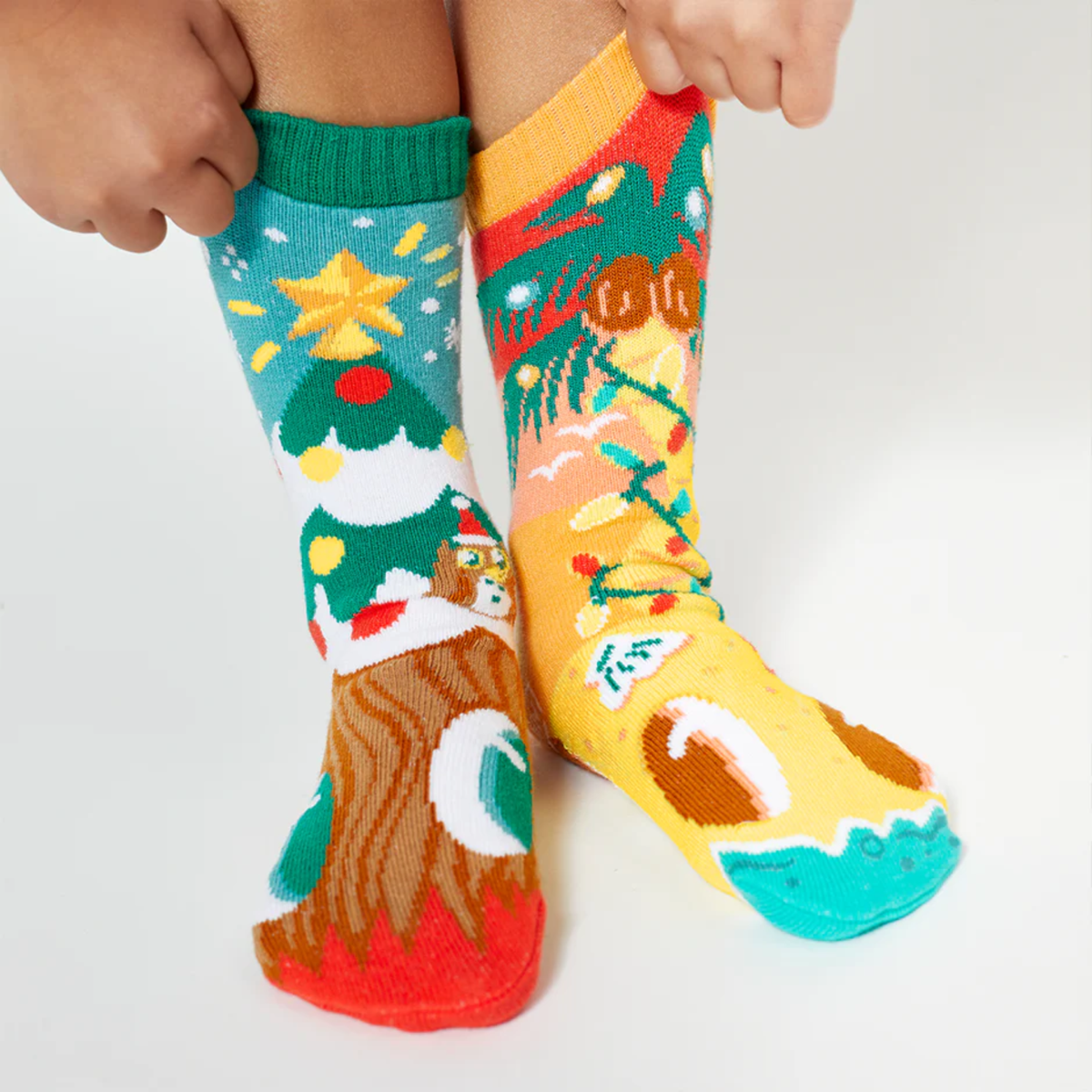 Christmas Trees Piney & Coco - Mismatched Socks
