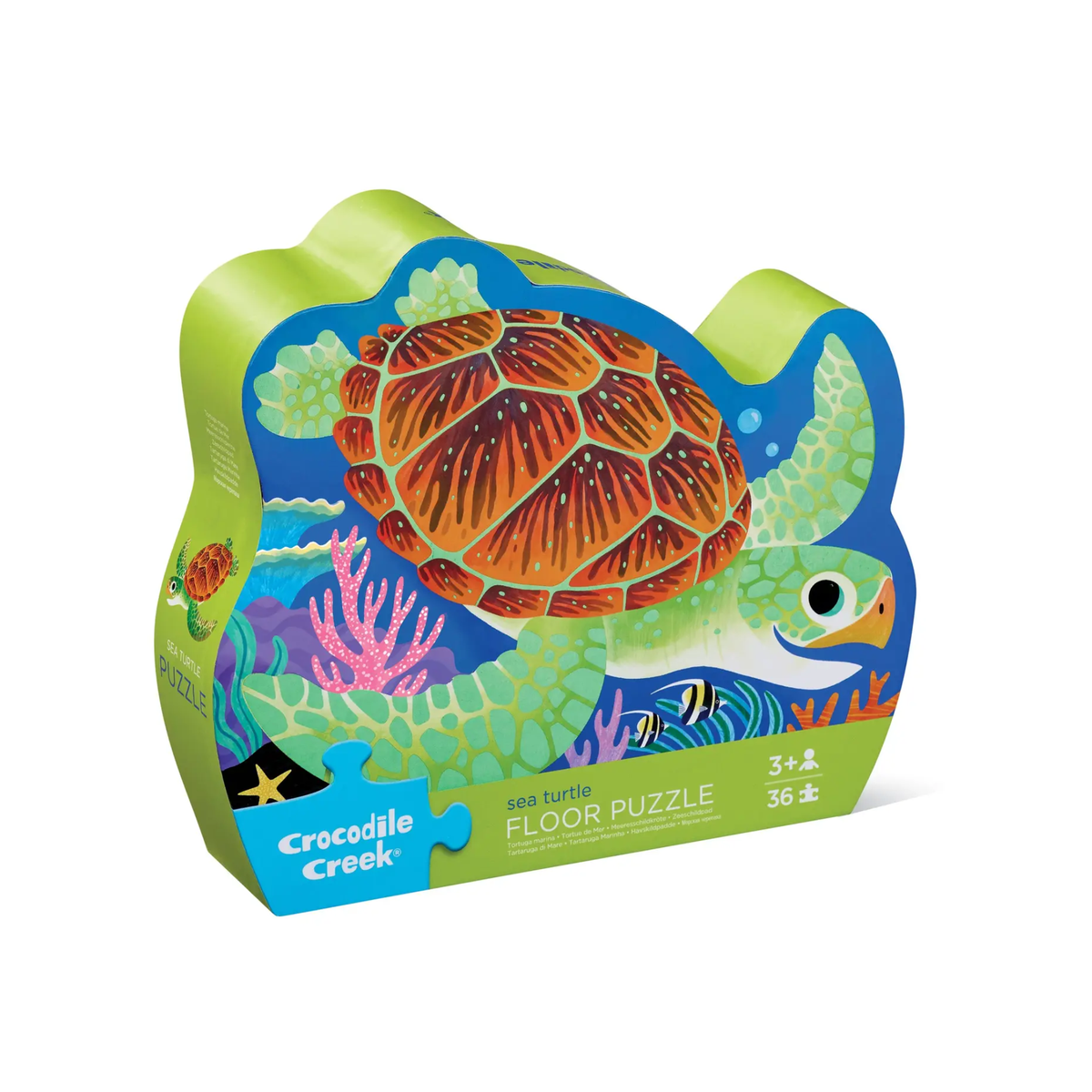 36-Pc Foil Puzzle - Sea Turtle