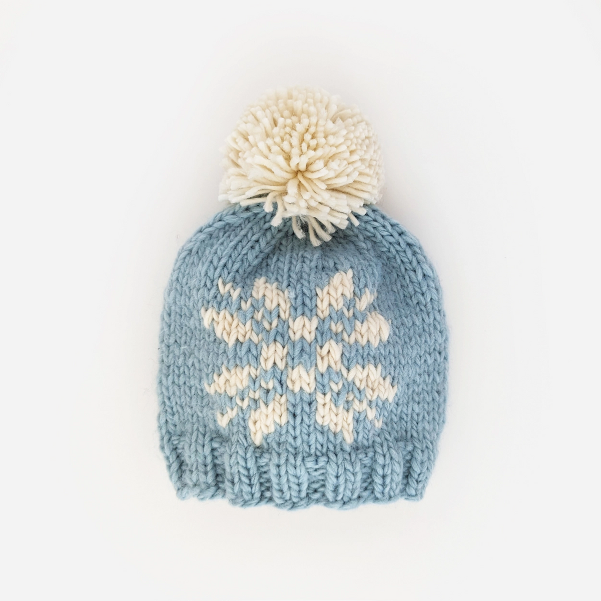 Snowflake Surf Blue Beanie Hat