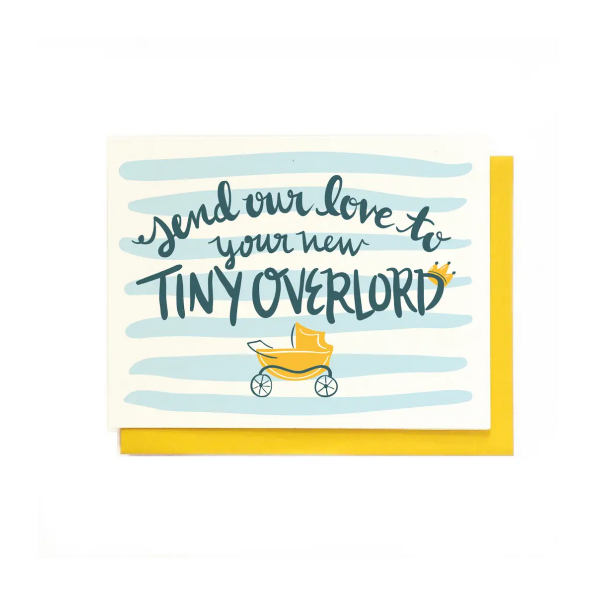 Tiny Overlord Baby Boy Greeting Card