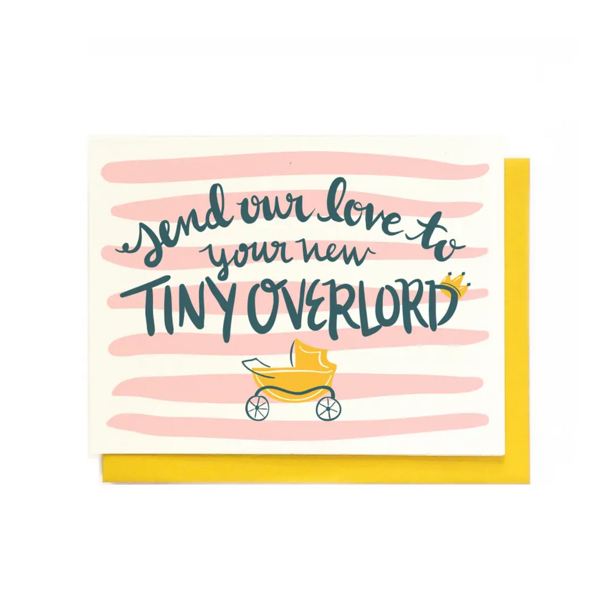Tiny Overlord Baby Girl Greeting Card