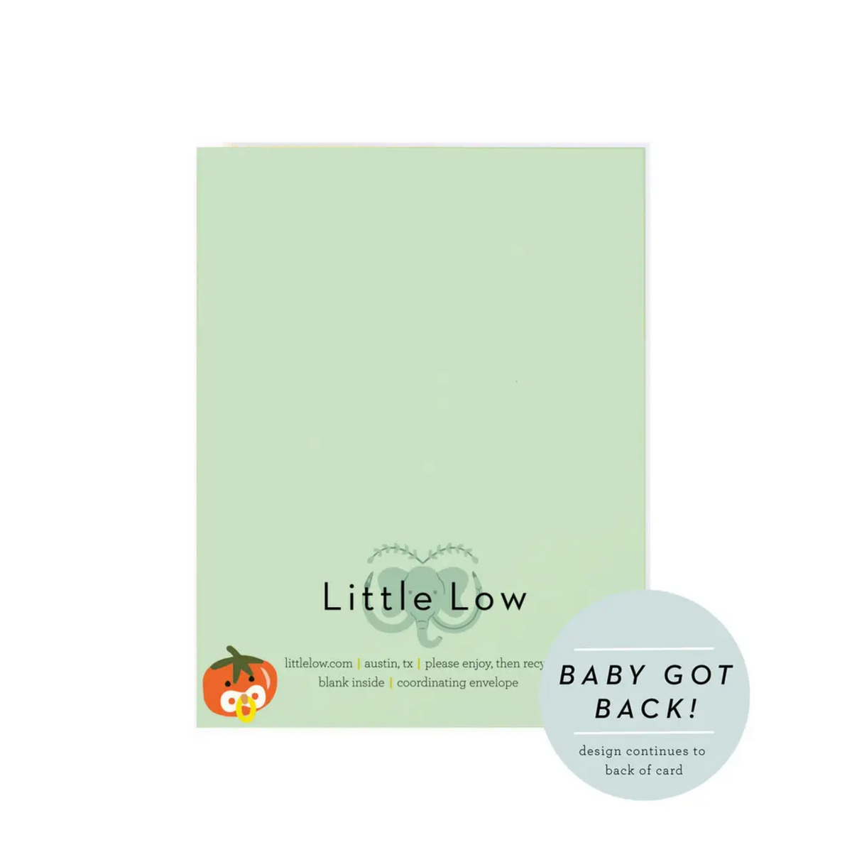 Tomato Baby Greeting Card