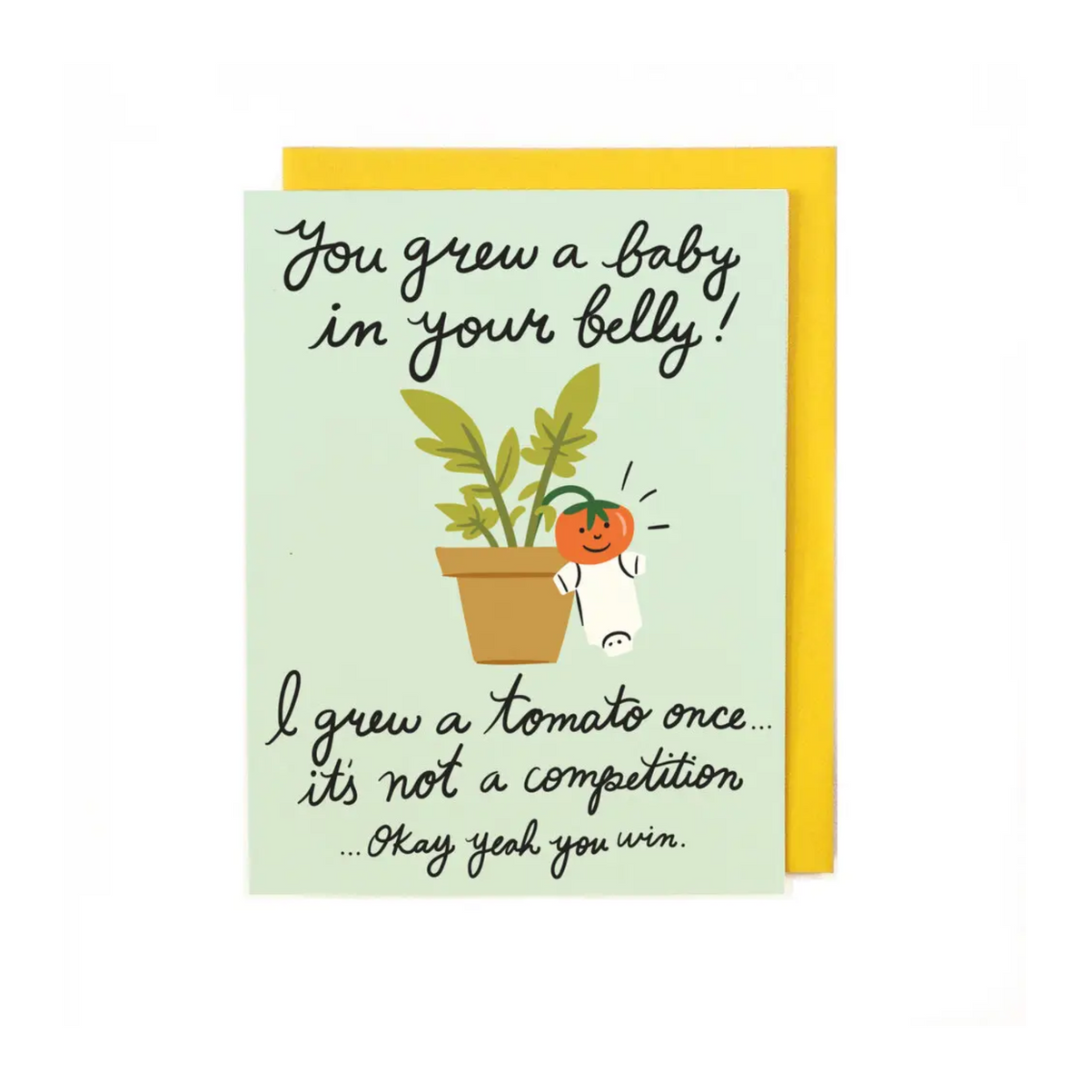 Tomato Baby Greeting Card
