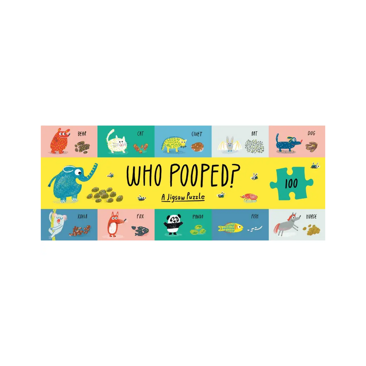 Who Pooped? 100 Piece Puzzle