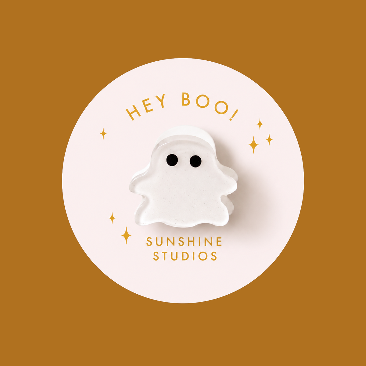Hey Boo! Ghost Mini Hair Clip