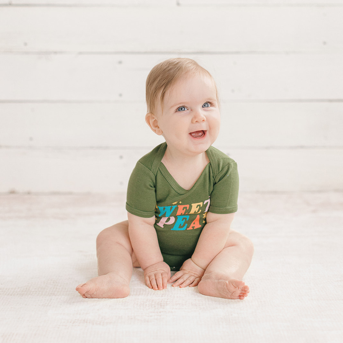 Sweetpea baby onesie