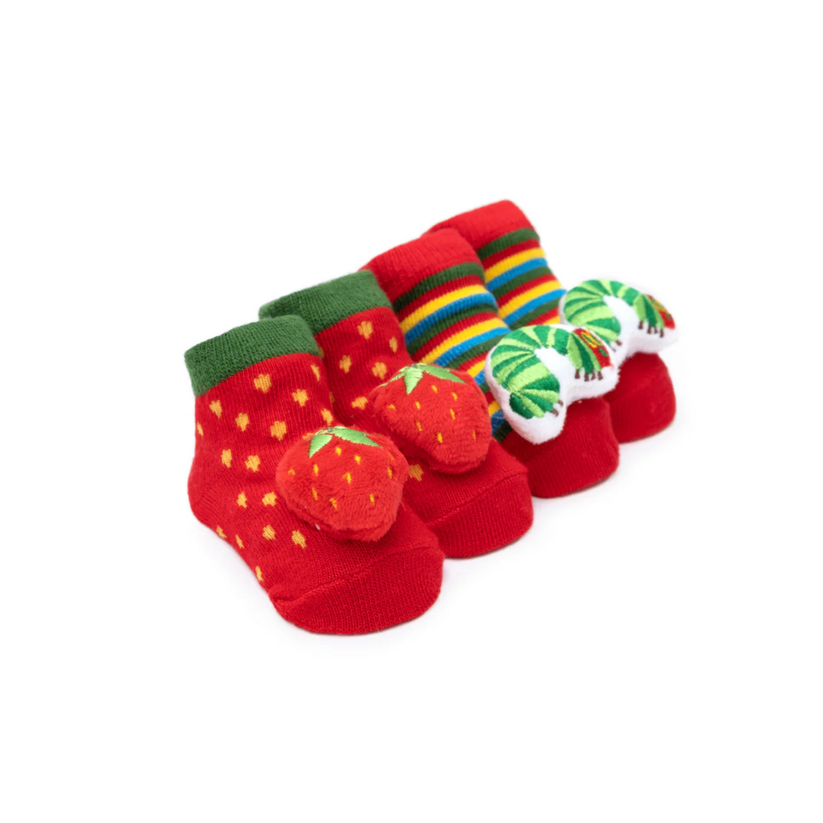 World of Eric Carle The Very Hungry Caterpillar Baby Rattle Socks (2-pack)