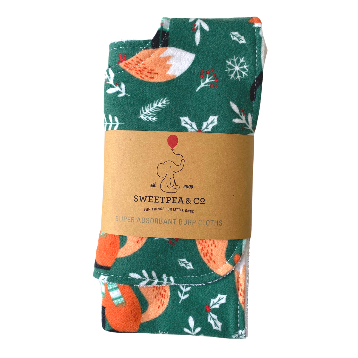 Baby Burp Cloth and Bib Gift Set