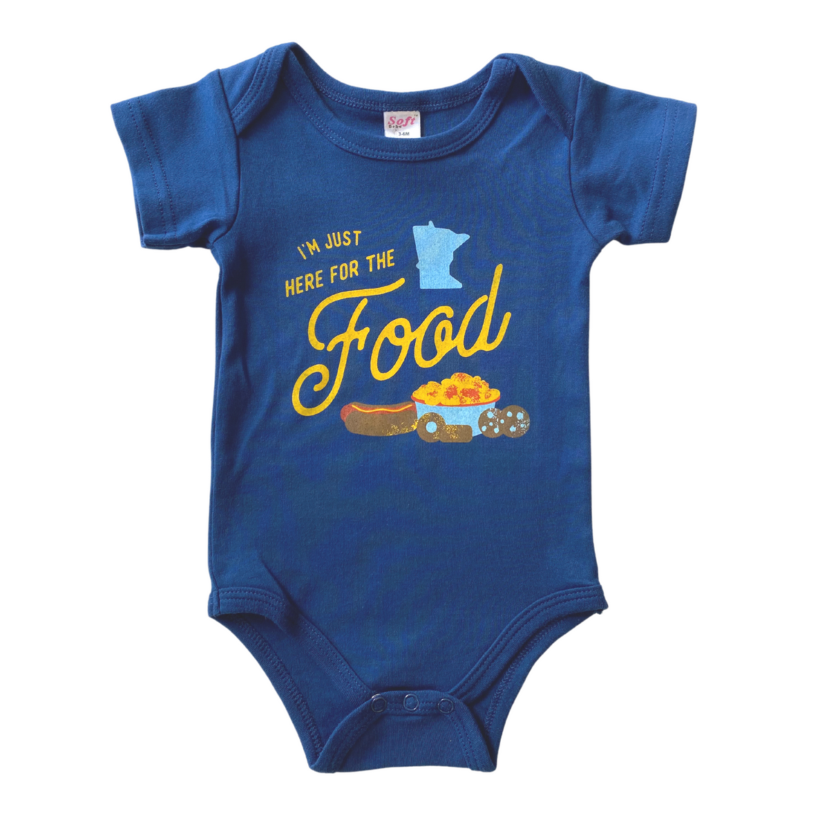 I'm Just Here for the Food baby bodysuit