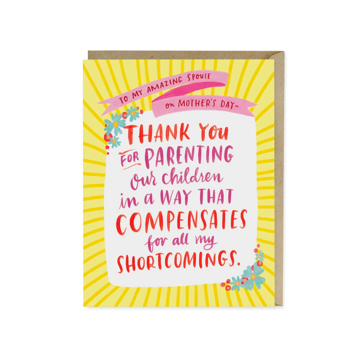 Parenting Shortcomings Mother's Day Card
