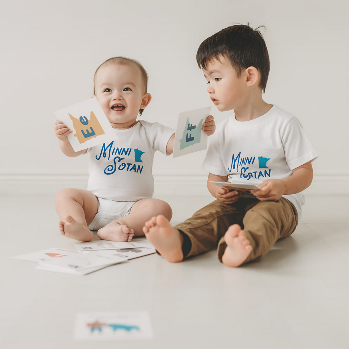 Children's Minnesota Icons Alphabet Flash Cards